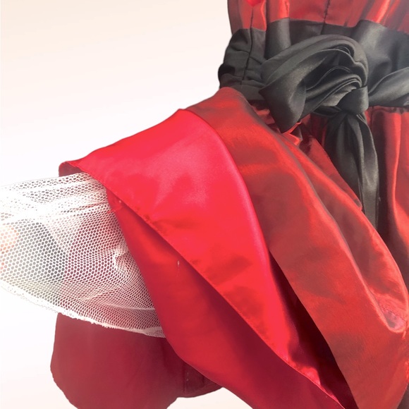 2t thy thy dress red/burgundy - Picture 2 of 6